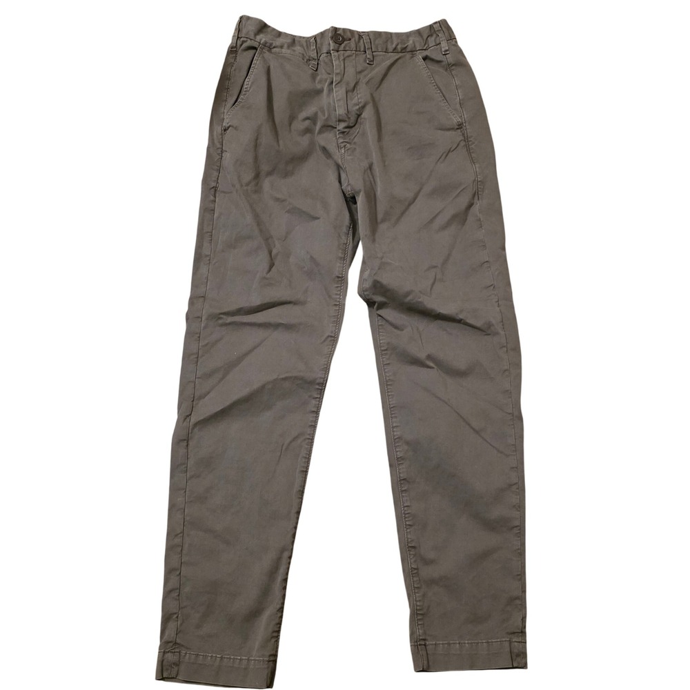 American Eagle Flex Athletic Fit Chino Pants Mens 28x32 Olive Stretch